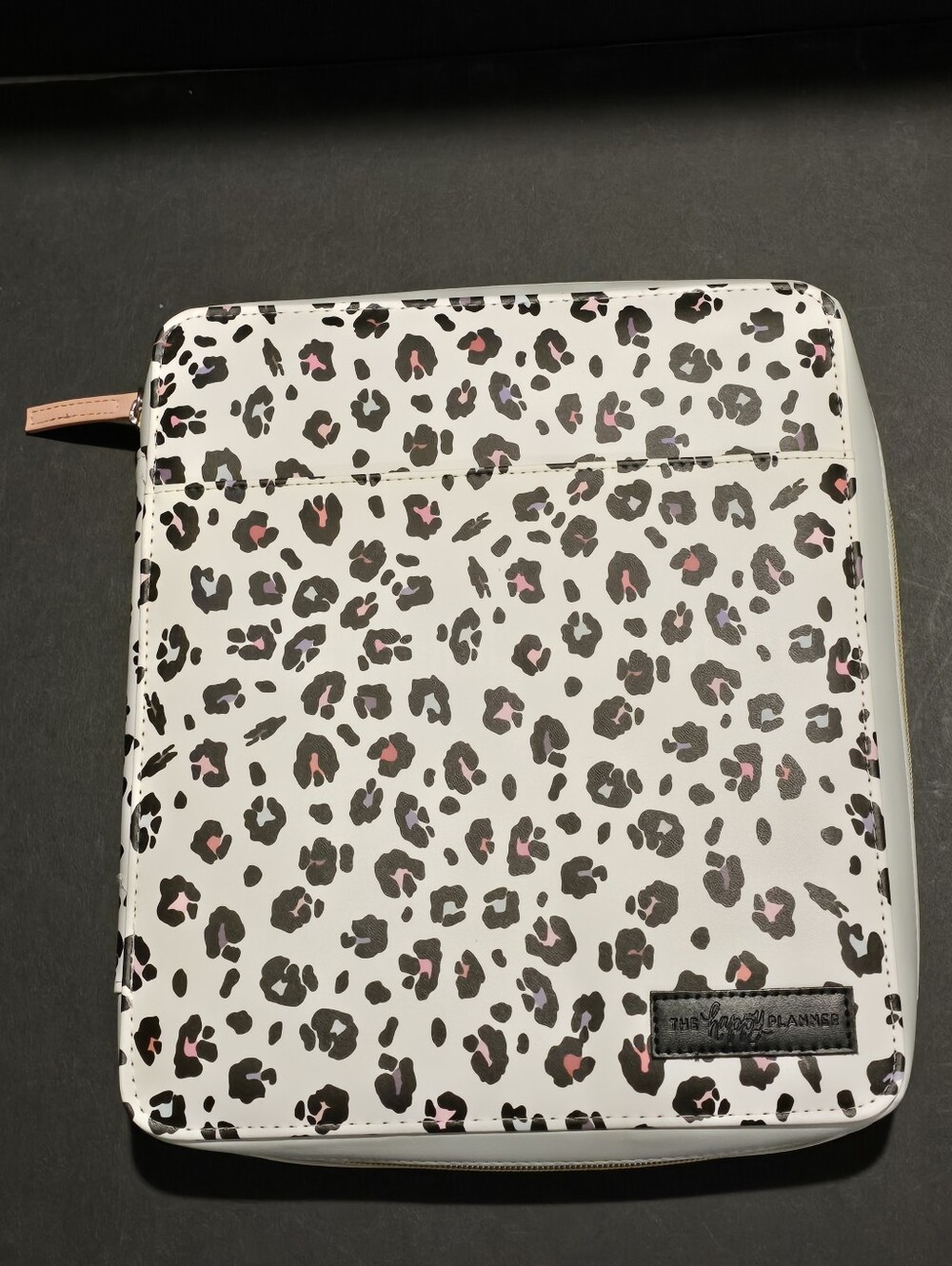 Happy Planner Zip Folio - Leopard - NWOT